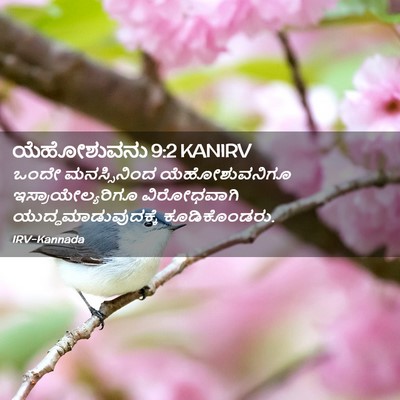 Picture 02 - ಯೆಹೋಶುವನು 9:2 KANIRV - ಒಂದೇ ಮನಸ್ಸಿನಿಂದ - Bible Verse Picture