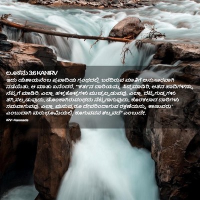 Picture 02 - ಲೂಕನು 3:6 KANIRV - ಇದು ಯೆಶಾಯನೆಂಬ - Bible Verse Picture