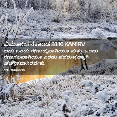 Picture 02 - ವಿಮೋಚನಕಾಂಡ 28:16 KANIRV - ಅದು ಒಂದು - Bible Verse Picture
