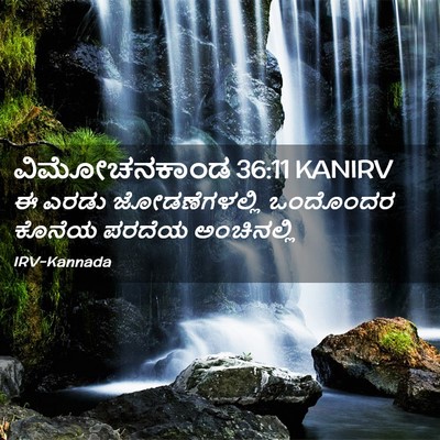 Picture 02 - ವಿಮೋಚನಕಾಂಡ 36:11 KANIRV - ಈ ಎರಡು - Bible Verse Picture