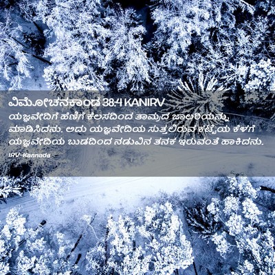 Picture 02 - ವಿಮೋಚನಕಾಂಡ 38:4 KANIRV - ಯಜ್ಞವೇದಿಗೆ ಹೆಣಿಗೆ - Bible Verse Picture