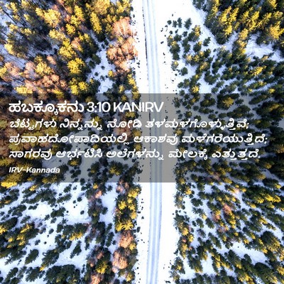 Picture 02 - ಹಬಕ್ಕೂಕನು 3:10 KANIRV - ಬೆಟ್ಟಗಳು - Bible Verse Picture