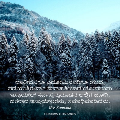 Picture 03 - 1 ಅರಸುಗಳು 11:15 KANIRV - ದಾವೀದನಿಗೂ - Bible Verse Picture
