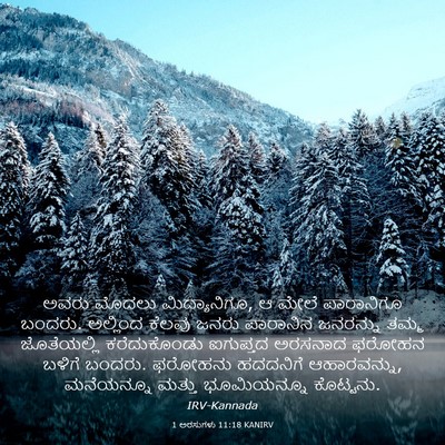 Picture 03 - 1 ಅರಸುಗಳು 11:18 KANIRV - ಅವರು ಮೊದಲು - Bible Verse Picture
