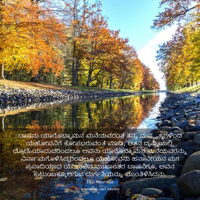 Picture 03 - 1 ಅರಸುಗಳು 16:7 KANIRV - ಬಾಷನು ಯಾರೊಬ್ಬಾಮನ - Bible Verse Picture