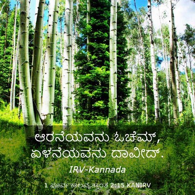 Picture 03 - 1 ಪೂರ್ವಕಾಲವೃತ್ತಾಂತ 2:15 KANIRV - ಆರನೆಯವನು ಓಚೆಮ್, - Bible Verse Picture