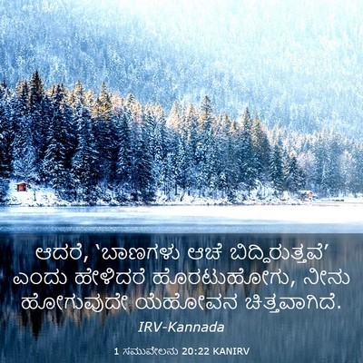 Picture 03 - 1 ಸಮುವೇಲನು 20:22 KANIRV - ಆದರೆ, ‘ಬಾಣಗಳು ಆಚೆ - Bible Verse Picture