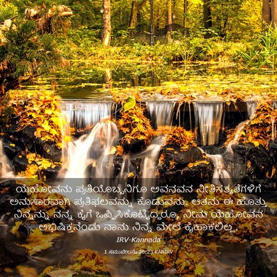 Picture 03 - 1 ಸಮುವೇಲನು 26:23 KANIRV - ಯೆಹೋವನು - Bible Verse Picture