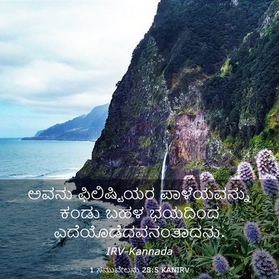Picture 03 - 1 ಸಮುವೇಲನು 28:5 KANIRV - ಅವನು ಫಿಲಿಷ್ಟಿಯರ - Bible Verse Picture