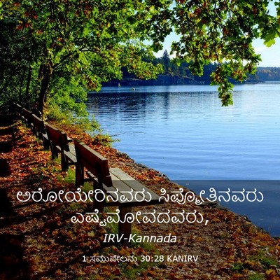 Picture 03 - 1 ಸಮುವೇಲನು 30:28 KANIRV - ಅರೋಯೇರಿನವರು - Bible Verse Picture