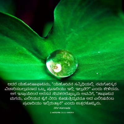 Picture 03 - 2 ಅರಸುಗಳು 3:11 KANIRV - ಆದರೆ ಯೆಹೋಷಾಫಾಟನು, - Bible Verse Picture