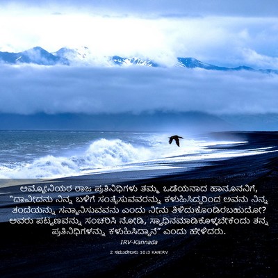 Picture 03 - 2 ಸಮುವೇಲನು 10:3 KANIRV - ಅಮ್ಮೋನಿಯರ ರಾಜ - Bible Verse Picture
