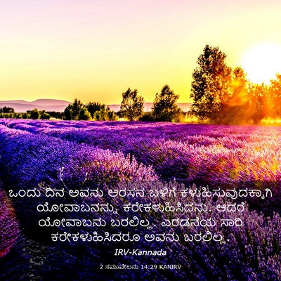 Picture 03 - 2 ಸಮುವೇಲನು 14:29 KANIRV - ಒಂದು ದಿನ ಅವನು ಅರಸನ - Bible Verse Picture