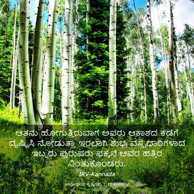 Picture 03 - ಅಪೊಸ್ತಲರ ಕೃತ್ಯಗಳು 1:10 KANIRV - ಆತನು - Bible Verse Picture
