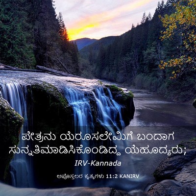 Picture 03 - ಅಪೊಸ್ತಲರ ಕೃತ್ಯಗಳು 11:2 KANIRV - ಪೇತ್ರನು - Bible Verse Picture