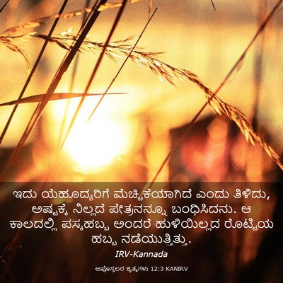 Picture 03 - ಅಪೊಸ್ತಲರ ಕೃತ್ಯಗಳು 12:3 KANIRV - ಇದು ಯೆಹೂದ್ಯರಿಗೆ - Bible Verse Picture