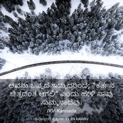 Picture 03 - ಅಪೊಸ್ತಲರ ಕೃತ್ಯಗಳು 21:14 KANIRV - ಅವನು ಒಪ್ಪದೆ - Bible Verse Picture
