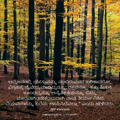 Picture 03 - ಅಪೊಸ್ತಲರ ಕೃತ್ಯಗಳು 21:25 KANIRV - ಅನ್ಯಜನರಲ್ಲಿ - Bible Verse Picture