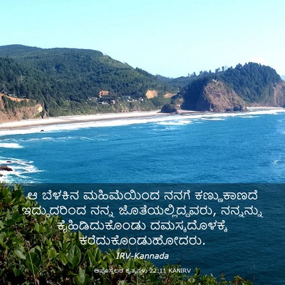 Picture 03 - ಅಪೊಸ್ತಲರ ಕೃತ್ಯಗಳು 22:11 KANIRV - ಆ ಬೆಳಕಿನ - Bible Verse Picture