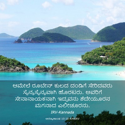Picture 03 - ಅರಣ್ಯಕಾಂಡ 10:18 KANIRV - ಆಮೇಲೆ ರೂಬೇನ್ ಕುಲದ - Bible Verse Picture