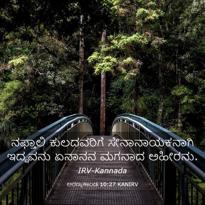 Picture 03 - ಅರಣ್ಯಕಾಂಡ 10:27 KANIRV - ನಫ್ತಾಲಿ ಕುಲದವರಿಗೆ - Bible Verse Picture