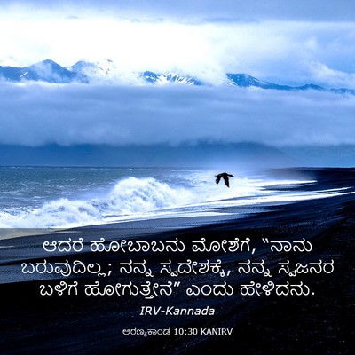 Picture 03 - ಅರಣ್ಯಕಾಂಡ 10:30 KANIRV - ಆದರೆ ಹೋಬಾಬನು - Bible Verse Picture
