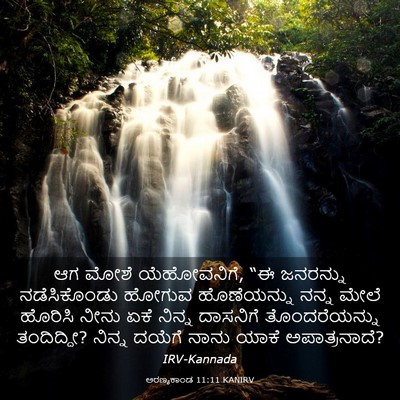 Picture 03 - ಅರಣ್ಯಕಾಂಡ 11:11 KANIRV - ಆಗ ಮೋಶೆ ಯೆಹೋವನಿಗೆ, - Bible Verse Picture