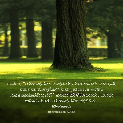 Picture 03 - ಅರಣ್ಯಕಾಂಡ 12:2 KANIRV - ಅವರು, “ಯೆಹೋವನು - Bible Verse Picture