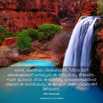 Picture 03 - ಅರಣ್ಯಕಾಂಡ 14:13 KANIRV - ಅದಕ್ಕೆ ಮೋಶೆಯು - Bible Verse Picture