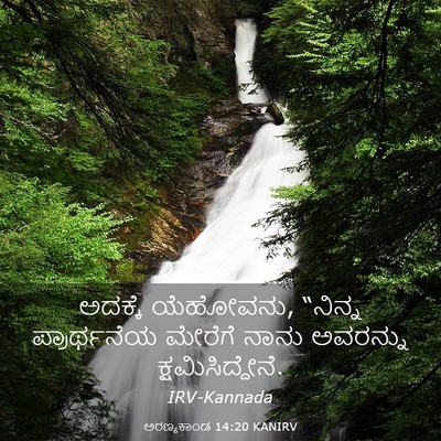 Picture 03 - ಅರಣ್ಯಕಾಂಡ 14:20 KANIRV - ಅದಕ್ಕೆ ಯೆಹೋವನು, - Bible Verse Picture