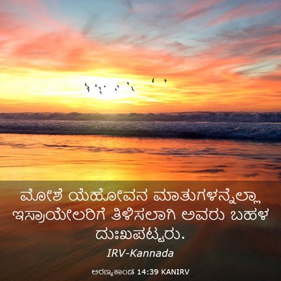 Picture 03 - ಅರಣ್ಯಕಾಂಡ 14:39 KANIRV - ಮೋಶೆ ಯೆಹೋವನ - Bible Verse Picture