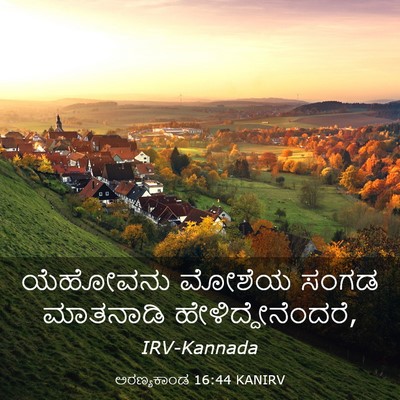 Picture 03 - ಅರಣ್ಯಕಾಂಡ 16:44 KANIRV - ಯೆಹೋವನು ಮೋಶೆಯ - Bible Verse Picture