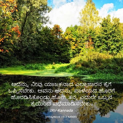 Picture 03 - ಅರಣ್ಯಕಾಂಡ 19:3 KANIRV - ಅದನ್ನು ನೀವು - Bible Verse Picture