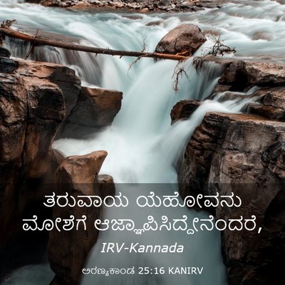 Picture 03 - ಅರಣ್ಯಕಾಂಡ 25:16 KANIRV - ತರುವಾಯ ಯೆಹೋವನು - Bible Verse Picture