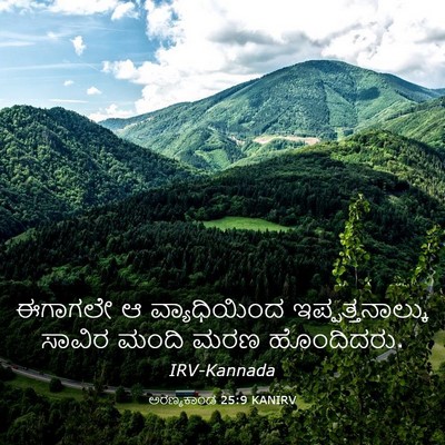 Picture 03 - ಅರಣ್ಯಕಾಂಡ 25:9 KANIRV - ಈಗಾಗಲೇ ಆ - Bible Verse Picture