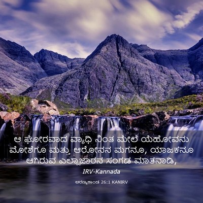 Picture 03 - ಅರಣ್ಯಕಾಂಡ 26:1 KANIRV - ಆ ಘೋರವಾದ ವ್ಯಾಧಿ - Bible Verse Picture