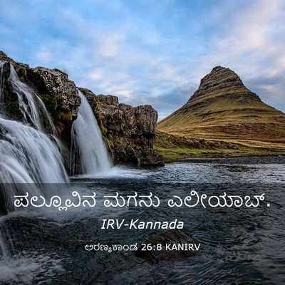 Picture 03 - ಅರಣ್ಯಕಾಂಡ 26:8 KANIRV - ಪಲ್ಲೂವಿನ ಮಗನು - Bible Verse Picture