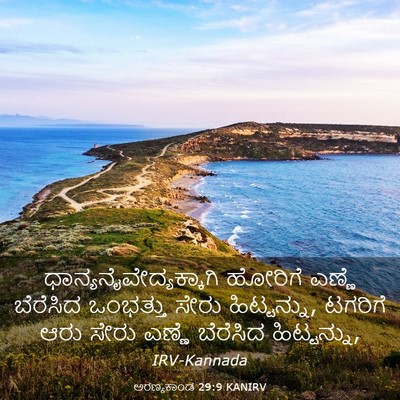 Picture 03 - ಅರಣ್ಯಕಾಂಡ 29:9 KANIRV -  - Bible Verse Picture