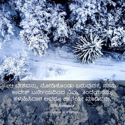 Picture 03 - ಅರಣ್ಯಕಾಂಡ 32:8 KANIRV - ಆ ದೇಶವನ್ನು - Bible Verse Picture