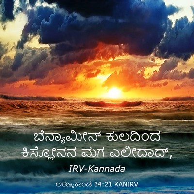 Picture 03 - ಅರಣ್ಯಕಾಂಡ 34:21 KANIRV - ಬೆನ್ಯಾಮೀನ್ - Bible Verse Picture