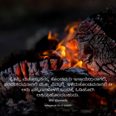 Picture 03 - ಅರಣ್ಯಕಾಂಡ 35:15 KANIRV - ಕೈತಪ್ಪಿ - Bible Verse Picture