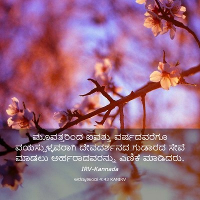 Picture 03 - ಅರಣ್ಯಕಾಂಡ 4:43 KANIRV - ಮೂವತ್ತರಿಂದ ಐವತ್ತು - Bible Verse Picture