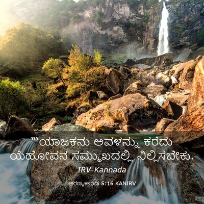 Picture 03 - ಅರಣ್ಯಕಾಂಡ 5:16 KANIRV - “‘ಯಾಜಕನು ಅವಳನ್ನು - Bible Verse Picture