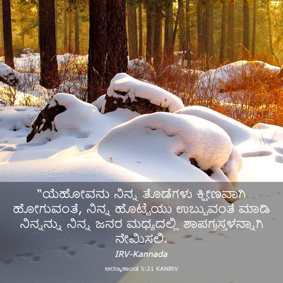 Picture 03 - ಅರಣ್ಯಕಾಂಡ 5:21 KANIRV - “ಯೆಹೋವನು ನಿನ್ನ - Bible Verse Picture