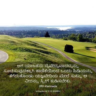 Picture 03 - ಅರಣ್ಯಕಾಂಡ 5:26 KANIRV - ಆಗ ಯಾಜಕನು - Bible Verse Picture