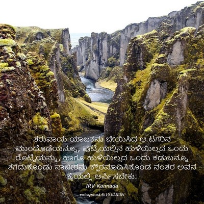 Picture 03 - ಅರಣ್ಯಕಾಂಡ 6:19 KANIRV - ತರುವಾಯ ಯಾಜಕನು - Bible Verse Picture