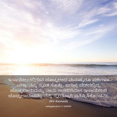 Picture 03 - ಅರಣ್ಯಕಾಂಡ 8:17 KANIRV - ಇಸ್ರಾಯೇಲರಲ್ಲಿರುವ - Bible Verse Picture