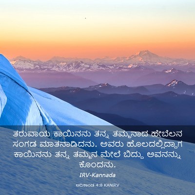 Picture 03 - ಆದಿಕಾಂಡ 4:8 KANIRV - ತರುವಾಯ ಕಾಯಿನನು - Bible Verse Picture