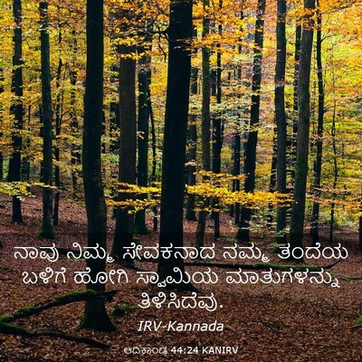 Picture 03 - ಆದಿಕಾಂಡ 44:24 KANIRV - ನಾವು ನಿಮ್ಮ - Bible Verse Picture