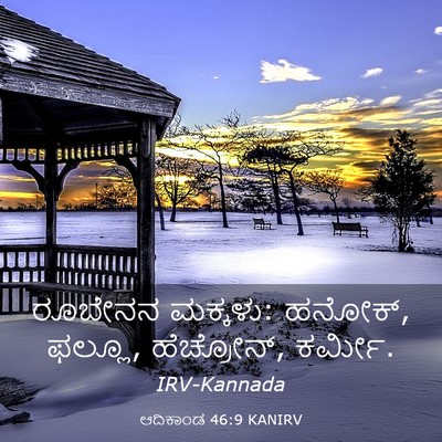 Picture 03 - ಆದಿಕಾಂಡ 46:9 KANIRV - ರೂಬೇನನ ಮಕ್ಕಳು: - Bible Verse Picture